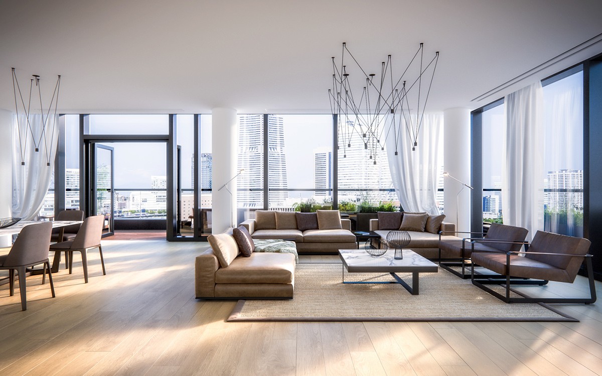 Apartments in BulgariaurSofiaketComfort Market Источник: Behance, фото, мебель Comfort Market