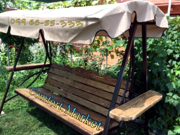 Садовые качели Прованс - Comfort Market Купить качели для сада в Украине - недорого и с гарантией качества - мебель Comfort.Market
