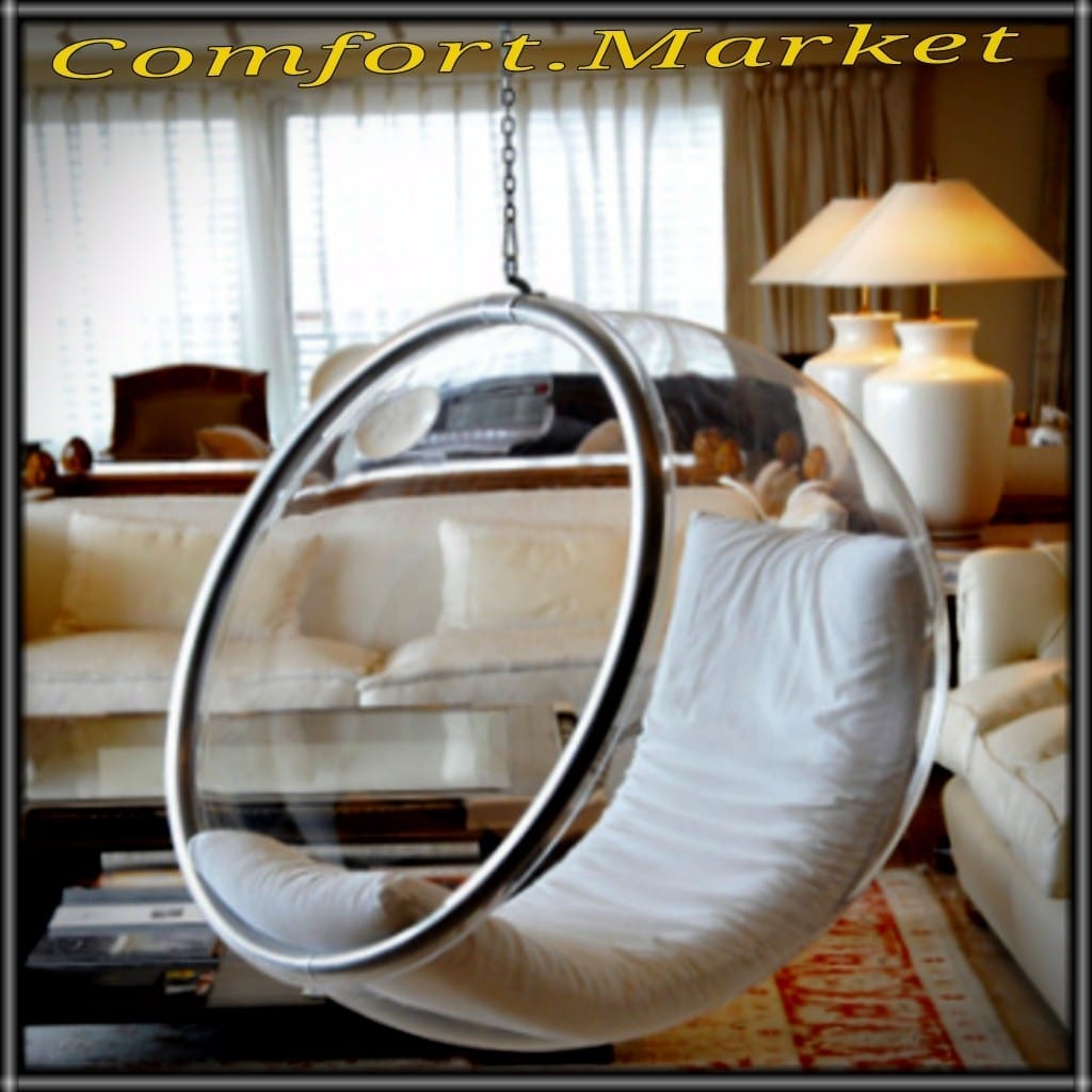 Прозрачное подвесное кресло шар Bubble chair от производителя в Украине - Comfort Market