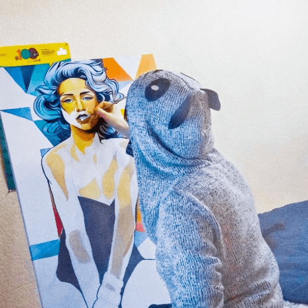 Peopleunwho surprised usotChristina Prosyankina and her paintings Знакомьтесь! Молодая художница Кристина Просянкина., фото, мебель Comfort Market